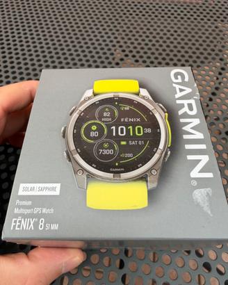 Garmin fenix 8 51mm solar Sapphire Agosto 2026