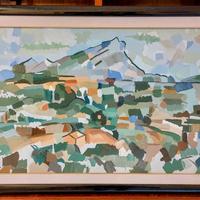 Dipinto olio, arte moderna firmato e datato. 