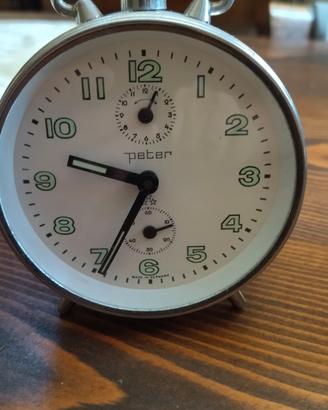  orologio sveglia meccanica vintage 