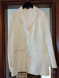 giacca donna bianca cotone 