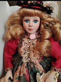 Bambola in porcellana "Kate" - Victorian Dolls 