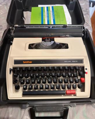 Macchina da scrivere brother deluxe 762tr