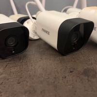 8 Telecamere+modem registratore+ripetitore wifi