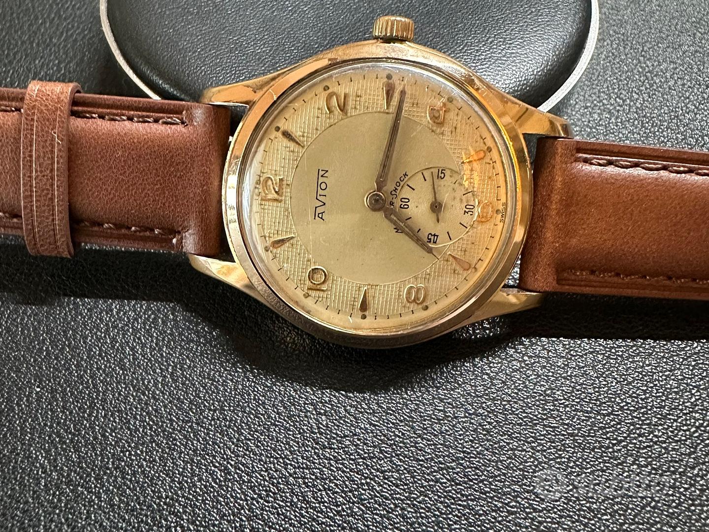 Orologio vintage AVION swiss made Abbigliamento e Accessori In