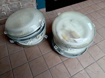 Lotto 4 lampade neon a soffitto funzionanti Ø40