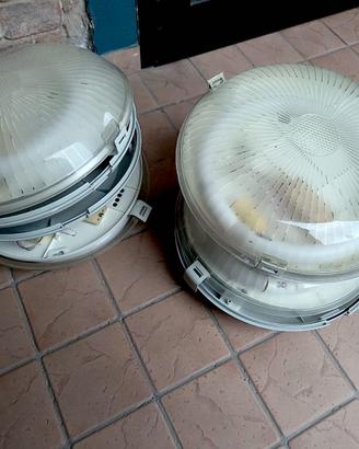 Lotto 4 lampade neon a soffitto funzionanti Ø40