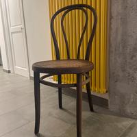 Sedia Thinet matchiata vintage design legno antica