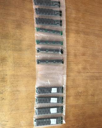 12 Ram per 286, 386 da 30 pin da 1Mb