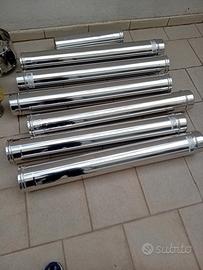 tubi coibentati con curve e cappello 4 venti