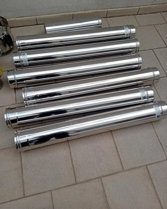 tubi coibentati con curve e cappello 4 venti