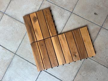 Piastrelle in legno Acacia