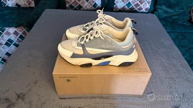 Runner Chunky Grigio e Crema, Stile Clean Fit Tech