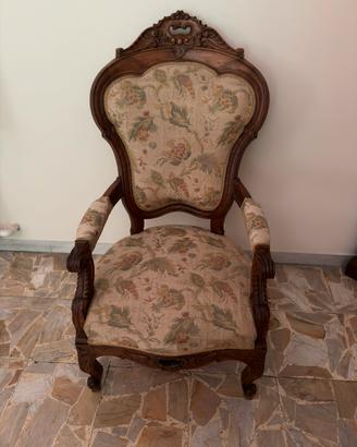 Poltrona Luigi Filippo originale