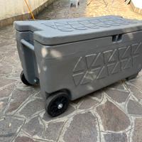 Baule porta cose con ruote carrellato