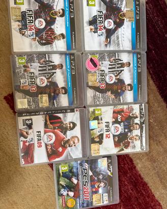 Lotto giochi PS3 pes+fifa