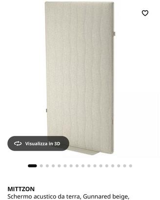 Divisori fonoassorbenti IKEA MITTZON ufficio/casa