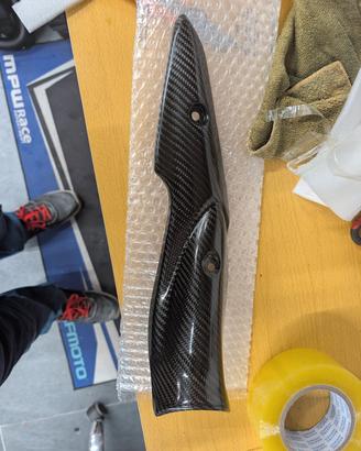 protezione scarico per z900 in carbonio SC project