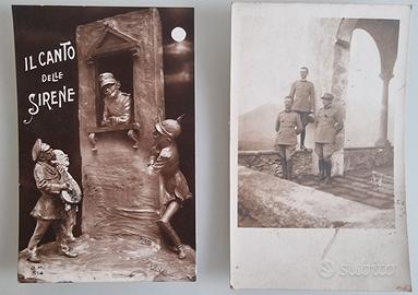 2 cartoline militari Prima Guerra Mondiale 1914-15