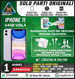 Iphone 11 64gb viola - totalmente originale