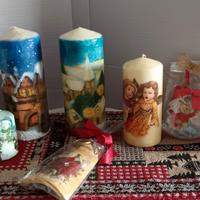 candele per natale 