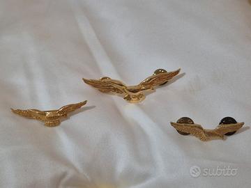 Set 3 Spille Aquila Dorata – Stile Militare 