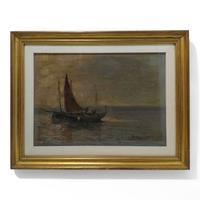 QUADRO BARCHE A VELA - PASQUALE ROSSI