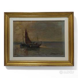 QUADRO BARCHE A VELA - PASQUALE ROSSI