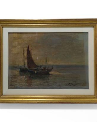 QUADRO BARCHE A VELA - PASQUALE ROSSI