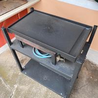 Barbecue piastra ghisa
