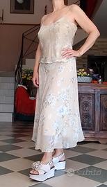 gonna e top in Seta Blunauta 