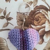 Portachiavi Cuore Uncinetto Handmade