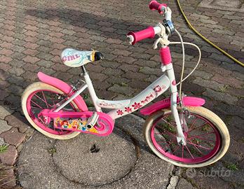Bici per bambina 5/6 anni ruote 16’