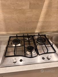 Piano cottura Gas Hotpoint PCN 642 IX 4 fuochi