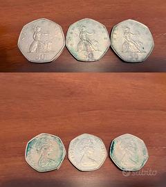 Monete Inglesi anni 68-69