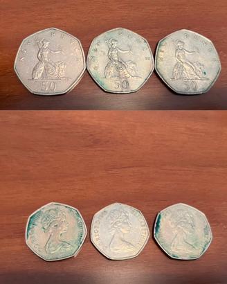 Monete Inglesi anni 68-69