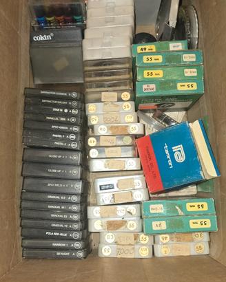 LOTTO filtri fotografici vintage