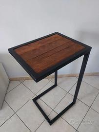 tavolo in ferro e legno 