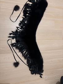 Mantella in pelliccia di volpe vera Monalisa