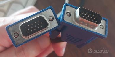 Cavo connettore VGA/VGA PC lungh. 1m