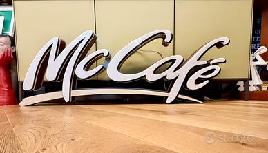 Insegna Luminosa Originale McCafé Vintage anni “80