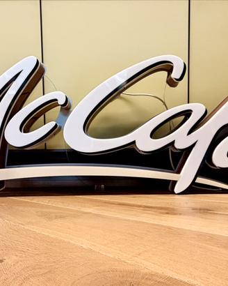 Insegna Luminosa Originale McCafé Vintage anni “80