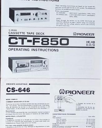 Impianto stereo Pioneer