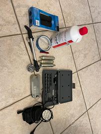 Dinamometrica per bici +pompa per forcelle e altro