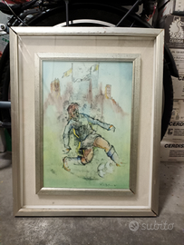Quadro calciatore