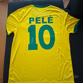 Maglia Pelé autografata a mano con COA Icons