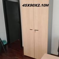 mobile archivio armadio multiuso a due ante