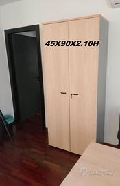 mobile archivio armadio multiuso a due ante