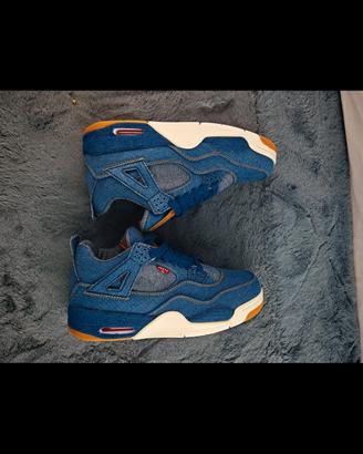 Nike Air Jordan 4 Retro Levi's denim Blue 44