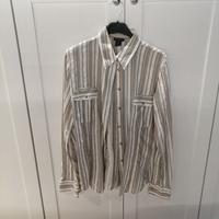 Camicia donna "Gant", righe, Cotone e Lino, 44