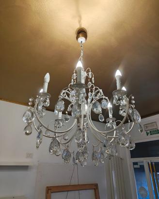 Lampadario in vettro da soffitto